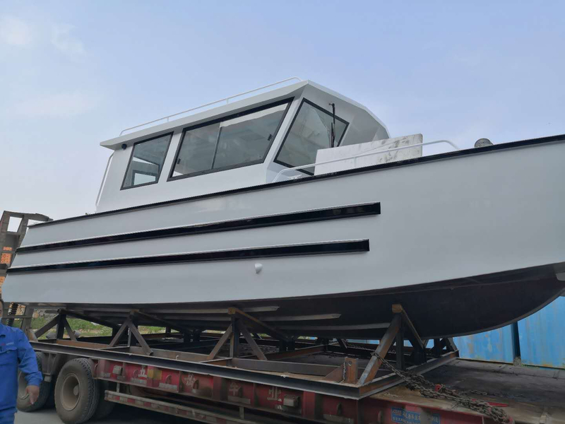 Embarcação de desembarque de 7,9 m transportando embarcação de desembarque de alumínio com balsa para barco de carga de 5 toneladas com cabine para vendas