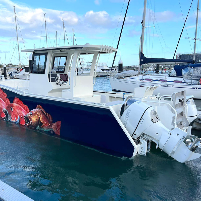 Catamarã de 9,8 m