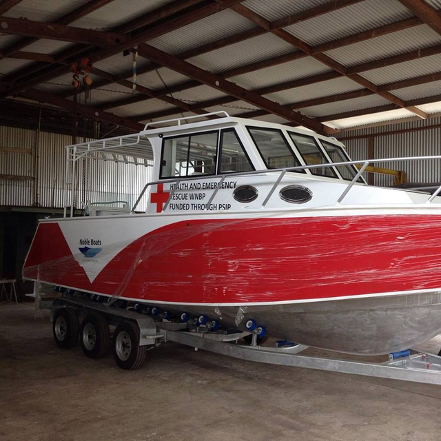 barco de alumínio luxuoso dos iates confortáveis ​​do estilo de vida de 9m para a pesca e a recreação