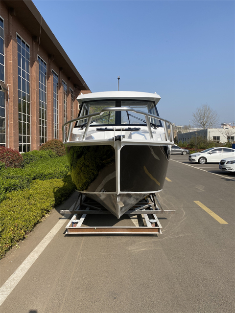 Barco de pesca com cabine de alumínio fofinho de luxo para iate de 6,25 m e 21 pés