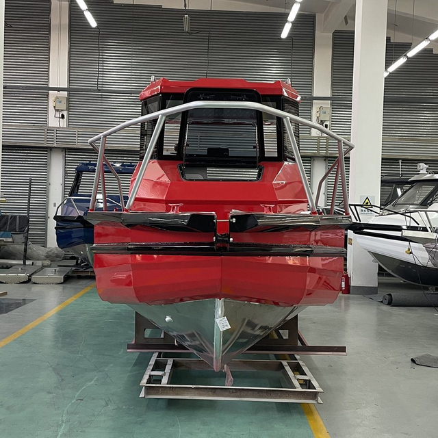 Easycraft barco de cabine de 6,5 m, barco de alumínio, pesca, barco de entrada com cabine aberta offshore