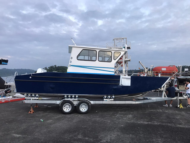 Barco de pesca de cabine de alta velocidade de alumínio de 20 pés do evangelho 6m