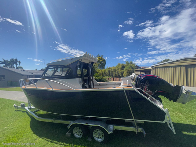 Alumínio soldado completo dos barcos de pesca da cabine de Cuddy do motor externo da casca de 25ft 7.5m V