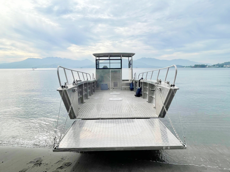 barco de trabalho de alumínio da embarcação de desembarque de 10m/33ft na capacidade de carga 7tons